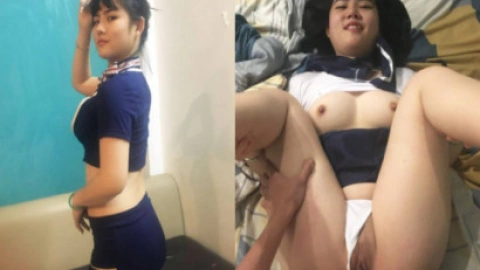 Vợ xinh dáng ngon cosplay đủ kiểu cho chồng địt